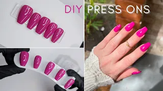 How To Make Gel Press On Nails | DIY Press On Nails