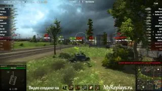 WOT: Порт - Bat Chatillon 25 t - 4 фрага -