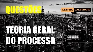 Questões 2 Teoria Geral do Processo - NCPC