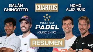 🎾 CUARTOS PREMIER PADEL ASUNCIÓN - GALÁN / CHINGOTTO vs. MOMO / ALEX RUIZ (Resumen)