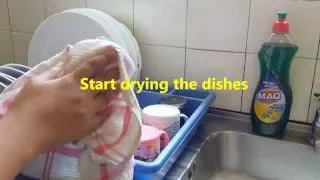 I can learn how to wash dishes | Quick and easy video tutorial for beginners