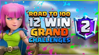 Road to 100 12 Win Grand Challenges With 3.0 Xbow: #2 — Clash Royale