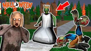Granny Zombie Queen vs Halloween - funny horror animation parody (p.193)