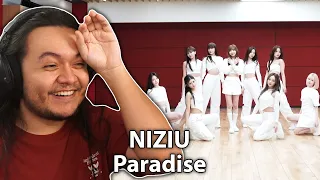 NiziU -「Paradise」 Dance Practice(Fix ver.) | REACTION