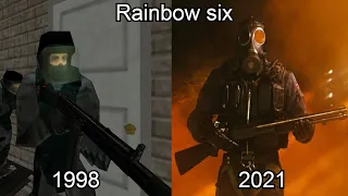 Evolution of rainbow six 1998-2021 | rainbow six siege then and now