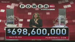 Powerball Numbers, March 20, 2024 | $698.6 million