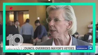 Tampa City Council overrides 4 of mayor's vetoes during a heated meeting