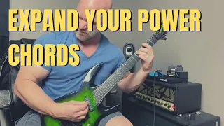 How to Expand Your Power Chords - Metal Rhythm Guitar Lesson