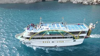 Mega Star Cruize Turist gezi teknesi Drone çekimleri