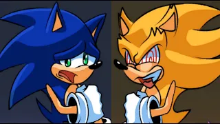 Sonic vs Fleetway - Chaos Nightmare HD Version (Friday Night Funkin)
