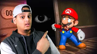 Mario Plays Roblox DOORS Reaction