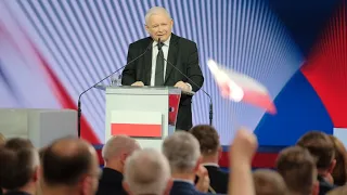 Kaczyński: idziemy do PE, żeby odrzucić Zielony Ład | Konwencja wyborcza PiS w Warszawie