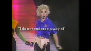 Madonna – HBO Entertainment News report on Blond Ambition World Tour in Rome, Italy