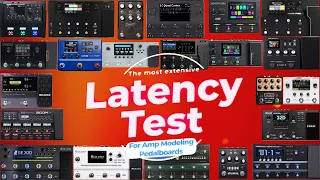 LATENCY TEST: 23 amp modelling pedalboards compared! Quad Cortex vs, FM3 vs Helix vs BOSS vs NUX....