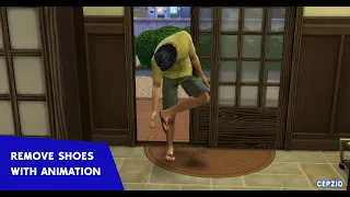 The Sims 4 Remove Shoes Animation Mod