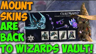 Wizard Vault new skins REVEALED! NEW ARMOR! NEW MOUNT! NEW WEAPONS!