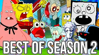 SPONGEBOB SQUAREPANTS BEST OF SEASON 2 REACTION COMPILATION