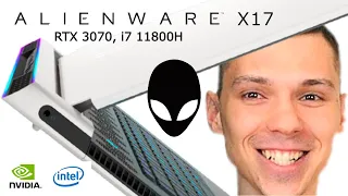 NEW Alienware x17 Review - EXPERIENCE! RTX 3070, 8 Core i7 11800h Gaming Laptop Review - BESTBUY