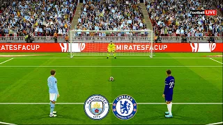 Manchester City vs Chelsea - Penalty Shootout | Emirates FA Cup 2023-24 | eFootball PES Gameplay