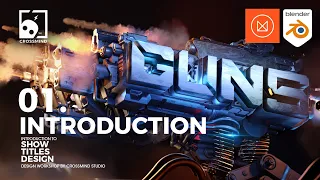 Blender 3D- Show Title Design for TV/Web - 01 Introduction