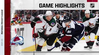 Coyotes @ Avalanche 2/1/2022 | NHL Highlights