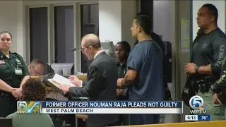 Former Palm Beach Gardens Police Officer Nouman Raja enters not guilty plea