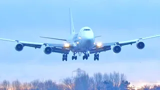 Magma Aviation Boeing 747 TF-AKD full arrival at Birmingham Airport