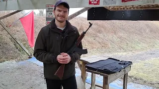 It's year 2026 at a gun range in Canada