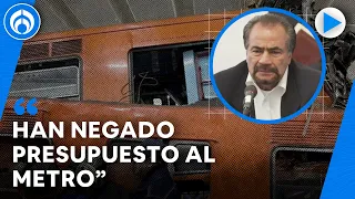 Choque de trenes en Línea 3 del Metro pudo ser causa de un corto circuito: Roberto Espino