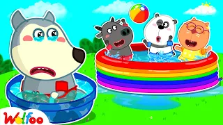 Don't Feel Jealous! Let's Play Together - Wolfoo Plays in Swimming Pool 🤩 @WolfooCanadaKidsCartoon