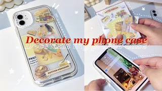 decorate my iphone 11 + diy aesthetic phone cases  with me 📱✨ aesthetic vlog~