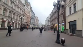 Прогулки по Москве. Свободная прогулка по Арбату. Дом Пороховщикова. Что в подворотне? Часть 1