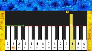 РІДНА МАТИ МОЯ на піаніно / РУШНИК українська пісня на піаніно ЛЕГКО / ukrainian songs on piano easy