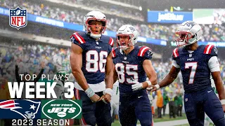 New England Patriots Top Plays vs. New York Jets | 2023 Regular Season Week 3