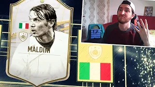 MALDINI DIN 4 PACHETE CU ICON GARANTAT | HIGHLIGHTS, FIFA 21 ULTIMATE TEAM ROMANIA