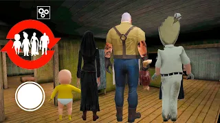 Playing as Mr.Meat, Baby In Yellow, Evil Nun & Rod in Granny 2 | Granny Mod Menu