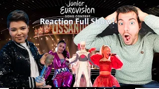 REACCIÓN/REACTION JESC 2022 FINAL Actuaciones/Performances + Resultados/Voting  (english subtitles)