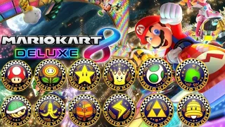 Mario Kart 8 Deluxe - All Tracks 200cc (3 Star Rank/Full Race Gameplay)