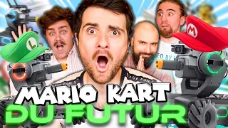 MARIO KART DANS LA VRAIE VIE (du futur avec des robots) !