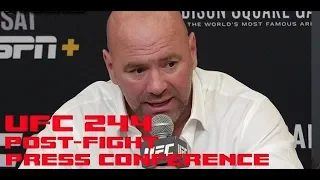 UFC 244: Dana White Post-Fight Press Conference  (FULL)