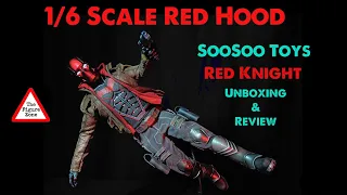 SooSoo Toys 1/6 Scale Red Hood Figure Unboxing & Review Titans TV Series Red Knight SST-037