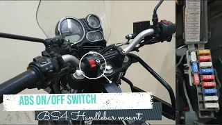 Royal Enfield Himalayan BS4 ABS On/Off Switch | Handlebar Mount | DIY