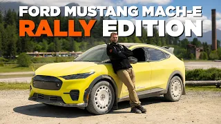 NEW Mustang EV Rally Edition?! Ford Mach-E Rally Launch at DirtFish Rally School