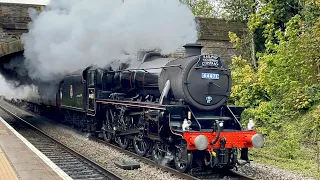 Black five 44871 and merchant navy class 35028 clan line both visited bristol on the 27/4/24