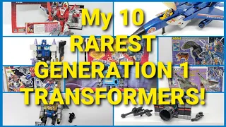 Top 10 RARE G1 Transformers Figures in My Personal Toy Collection! Toy Kennections Top 10 COUNTDOWN!