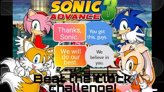 DJay 95 Plays: Sonic Advance 3 Beat The Clock Part 7 (Chaos Angel)