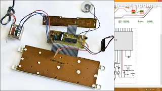 Часы будильник VST. Разборка, работа, схема