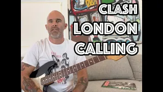 London Calling The Clash Guitar Lesson + Tutorial [WITH SOLO!]