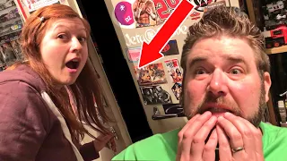 SHE CANT BELIEVE WHAT HE HIDES IN THERE! TOY ROOM TOUR GONE WRONG!