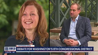 Watch debate for Washington's 8th Congressional district on FOX 13+